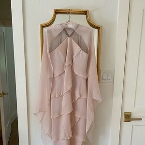 Daymor Couture Silk Chiffon Long Gown